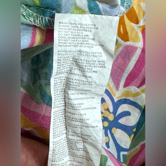 Nasty Gal Floral Knot Front Puff Sleeve Mini Dress size 8 - Picture 9 of 10